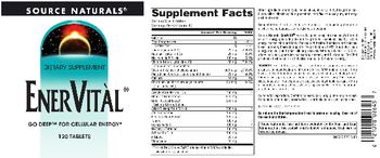Source Naturals EnerVital - supplement