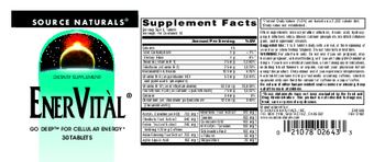 Source Naturals EnerVital - supplement