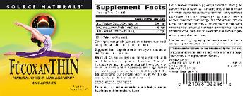 Source Naturals Fucoxanthin - supplement