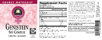Source Naturals Genistein Soy Complex 1,000 mg - supplement