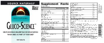 Source Naturals Gluco-Science - supplement