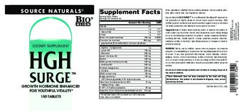 Source Naturals HGH Surge - supplement