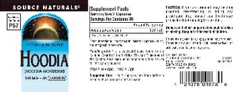 Source Naturals Hoodia 250 mg - supplement