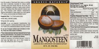 Source Naturals Mangosteen - supplement