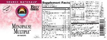 Source Naturals Menopause Multiple - supplement