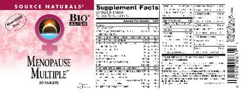 Source Naturals Menopause Multiple - supplement