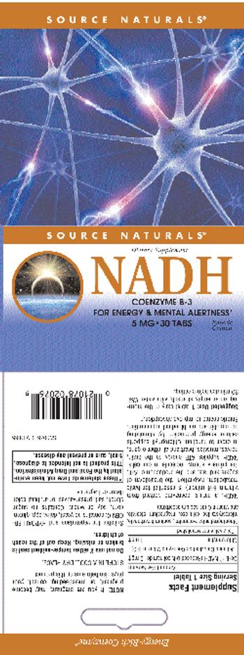 Source Naturals NADH Coenzyme B-3 - supplement