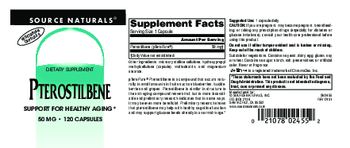 Source Naturals Pterostilbene 50 mg - supplement