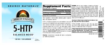 Source Naturals Serene Science 5-HTP 100 mg - supplement