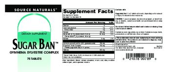 Source Naturals Sugar Ban - supplement