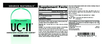 Source Naturals UC-II 40 mg - supplement