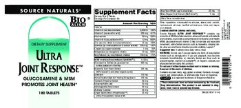 Source Naturals Ultra Joint Response - supplement