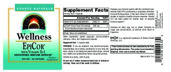 Source Naturals Wellness EpiCor 500 mg - supplement