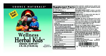 Source Naturals Wellness Herbal Kids - supplement