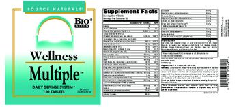 Source Naturals Wellness Wellness Multiple - supplement