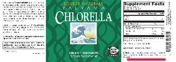 Source Naturals Yaeyama Chlorella - supplement