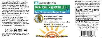 Sovereign Laboratories Bioidentical Polypeptides LD - supplement