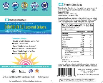 Sovereign Laboratories Colostrum-LD - supplement