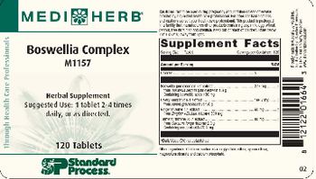 SP Standard Process MediHerb Boswellia Complex - herbal supplement