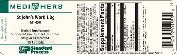 SP Standard Process MediHerb St. John's Wort 1.8 g - herbal supplement