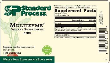 SP Standard Process Multizyme - supplement