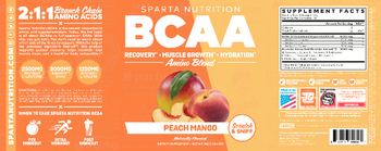 Sparta Nutrition BCAA Peach Mango - supplement