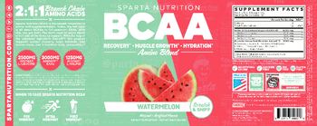 Sparta Nutrition BCAA Watermelon - supplement