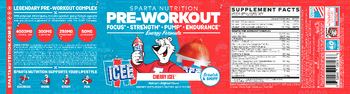 Sparta Nutrition Pre-Workout Cherry Icee - supplement