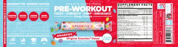 Sparta Nutrition Pre-Workout Original Smarties Flavor - supplement