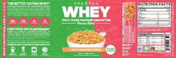 Sparta Nutrition Spartan Whey Apple Cinnamon Cereal - supplement