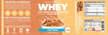 Sparta Nutrition Spartan Whey Cinna Crunch - supplement