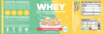 Sparta Nutrition Spartan Whey Marshmallow Cereal - supplement