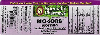 Specialty Pharmacy Bio-Sorb Lecithin - supplement
