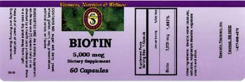 Specialty Pharmacy Biotin 5,000 mcg - supplement