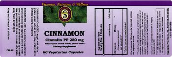 Specialty Pharmacy Cinnamon Cinnulin PF 250 mg - supplement