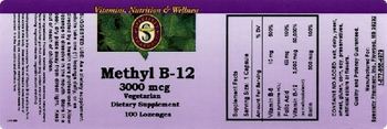 Specialty Pharmacy Methyl B-12 3000 mcg - supplement