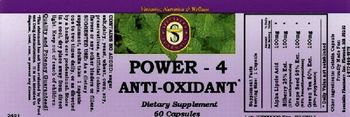 Specialty Pharmacy Power-4 Anti-Oxidant - supplement