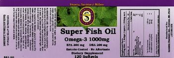 Specialty Pharmacy Super Fish Oil Omega-3 1000 mg - supplement