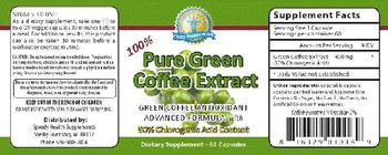 Speedy Health Supplements 100% Pure Green Coffee Extract - supplement