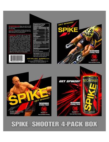 Spike Spike Shooter 4-Pack Box - 