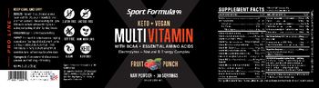 Sport Formula 99 Multivitamin with BCAA + Essential Amino Acids Fruit Punch - supplement