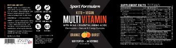 Sport Formula 99 Multivitamin with BCAA + Essential Amino Acids Orange Burst - supplement