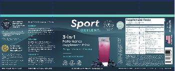 Sport Oxylent Sport Oxylent 3-In-1 Performance Supplement Drink Blueberry Burst - 3in1 performance supplement drink
