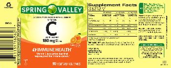 Spring Valley Adults And Children 3+ Gummies Vitamin C Supplement 180 mg Natural Orange Extract Flavor - adults and children 3 gummies vitamin c supplement