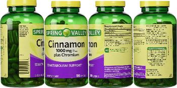 Spring Valley Cinnamon 1000 mg plus Chromium - supplement