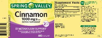 Spring Valley Cinnamon 1000 mg - supplement