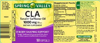 Spring Valley CLA Tonalin Sunflower Oil 1000 mg - supplement