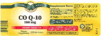 Spring Valley CO Q-10 100 mg - supplement