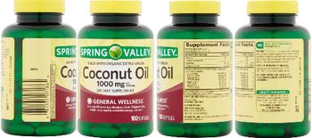 Spring Valley Coconut Oil 1000 mg - supplement