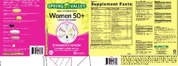 Spring Valley Daily Vitamin Pack Women 50+ Vitamin D3 - supplement